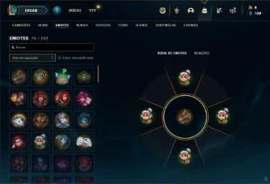 Conta ouro 1 com 100 PDL, 37 Champs e 5 Skins - League of Legends LOL