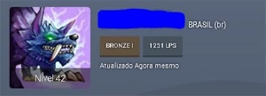 Conta nível 42, e-mail não confirmado. - League of Legends LOL