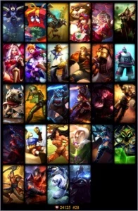 Conta Muitas Skins ÉPICAS e LENDARIAS Elo PRATA V - League of Legends LOL