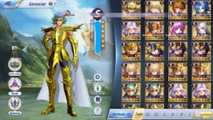 Conta SSA Global Lvl 58! Todas Masmorras Desbloqueadas!! - Saint Seiya Awakening