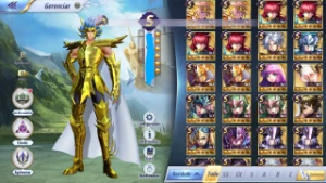 Conta SSA Global Lvl 58! Todas Masmorras Desbloqueadas!! - Saint Seiya Awakening