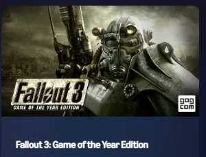 Fallout 3: Game of the Year Edition na GOG