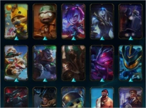 Conta LOL (PLAT 4 S11) com todos os campeões e varias skins - League of Legends