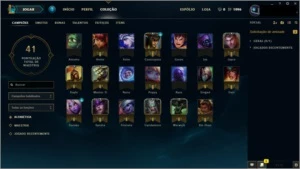Conta League of Legends Platina 3 + Smurf LOL
