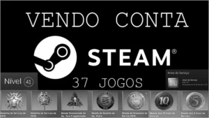 CONTA STEAM - CSGO (16 ANOS + PRIME) 37 JOGOS E LEVEL 41