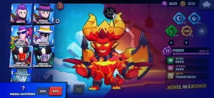 Conta De Brawl Stars Com Muitos Skins