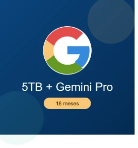 Google One 5TB + Gemini Pro - Assinatura 30 dias - Ativação - Inteligência Artificial
