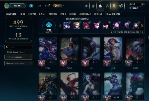Ferro 2 com TODOS os Champs e 427 Skins ( ADC / MID / JG ) - League of Legends LOL