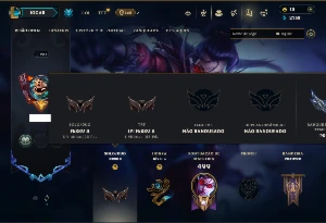 Ferro 2 com TODOS os Champs e 427 Skins ( ADC / MID / JG ) - League of Legends LOL