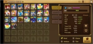 Conta Sw Level 50 com 6 5★ - Summoners War