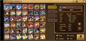 Conta Sw Level 50 com 6 5★ - Summoners War