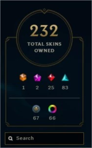 Conta D1 decay Mestre 227 skins - League of Legends LOL