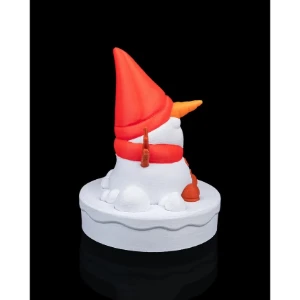 Boneco de Neve Natalino em Impressão 3D - Artesanato e Personalizados