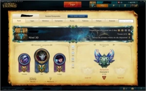 Conta League of Legends Diamante 5 LOL