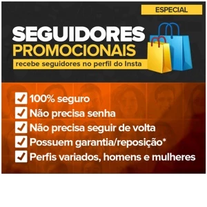 1K SEGUIDORES REIAS 100% BR INSTAGRAM POR R$ 14,99 - Redes Sociais