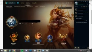 Conta gold 5 - League of Legends LOL