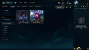 CONTA SEM MD10 (ex-GOLD 1), 95 SKINS, FALTAM 2 CHAMPIONS - League of Legends LOL
