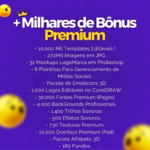 12.000 Posts Prontos Para Canva 100% Editaveis + Bônus - Outros