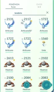 Pokémon Go - Conta Lv30, Articuno SHINY, Lendários e 100%s