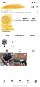 Instagram 10,1mil - Redes Sociais