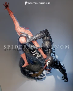 Venom Spiderman Diorama 3D STL - Outros