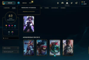 Acc com riven season 2, elise e morgana vitoriosa, 62 skins - League of Legends LOL