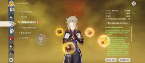 Conta Genshin Impact - Zhongli, Navia, Nahida, Mualani + 11