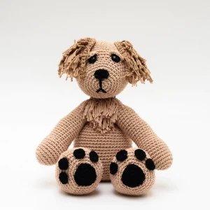 Cachorro Golden Retriever em Amigurumi - Artesanato e Personalizados