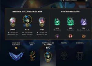 Conta League Of Legends Diamante 3 557 Skins Com Email LOL