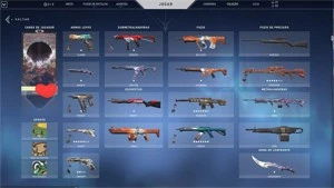 CONTA VALORANT LEVEL 60+ SKINS DE PASSES
