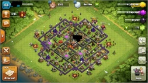 Clash of clans Cv 10 semi full