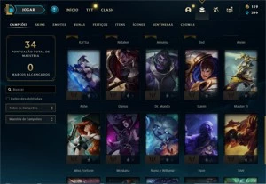 PLATINA 2 MUITA SKIN/EMOTE/ICONES/RP - League of Legends LOL