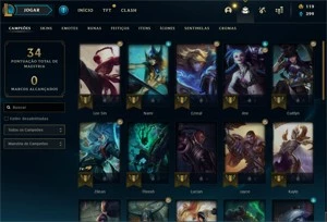 PLATINA 2 MUITA SKIN/EMOTE/ICONES/RP - League of Legends LOL
