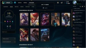 CONTA LEAGUE OF LEGENDS LOL