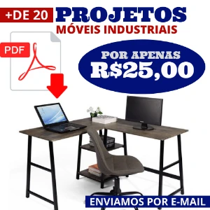 Apostila Pdf Com 24 Projetos de Móveis Industriais - Outros