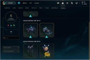 Conta lol 229 skins Gold4 - League of Legends