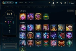 Conta lol 229 skins Gold4 - League of Legends