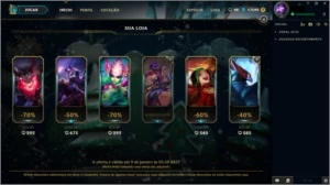 Conta League Of Legends -  Ouro 1 LOL