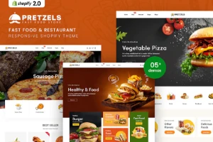 Pretzels - Tema Shopify de fast food e restaurantes - Outros