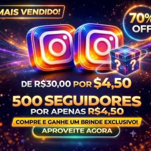 Seguidores Instagram + Brinde Exclusivo - Redes Sociais