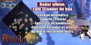 Radar Hack Albion Online com sobreposição de tela 2026 - Outros