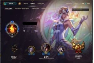 Conta League of Legends Ouro 5 49 pdl LOL