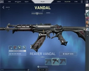 CONTA VALORANT COM VANDAL SAQUEADORA E SKIN DE FACA