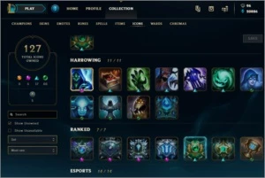 Conta LOL Platina IV todos os campeões - League of Legends