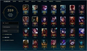 Conta LOL Platina IV todos os campeões - League of Legends