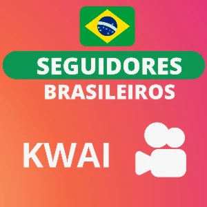 10.000 Mil Seguidores Brasileiros Kwai - Redes Sociais