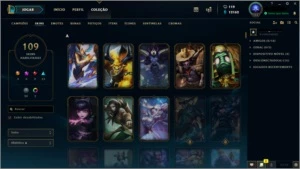 Conta LOL - Ouro 3 109 Skins - League of Legends