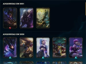 ACC League Of Legends Com Várias Skins - League of Legends: Wild Rift LOL WR