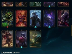 ACC League Of Legends Com Várias Skins - League of Legends: Wild Rift LOL WR