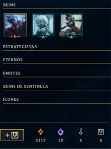 ACC League Of Legends Com Várias Skins - League of Legends: Wild Rift LOL WR